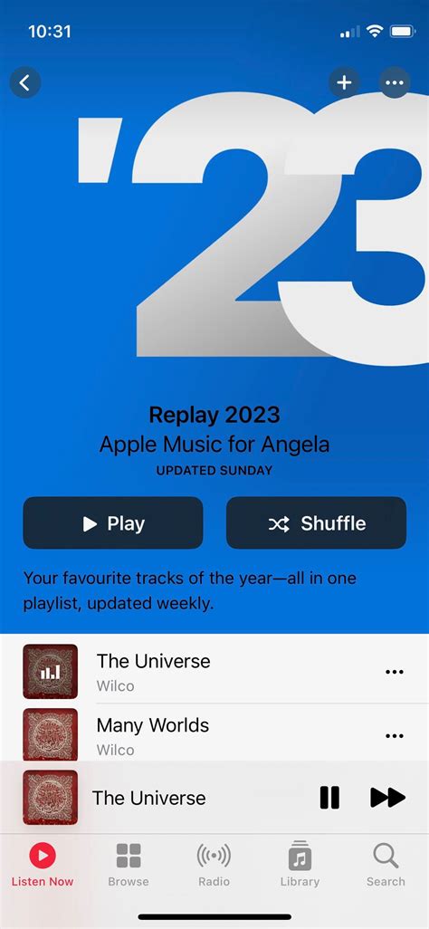 apple music replay 23